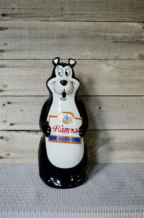 1973 <strong>HAMM</strong>'S BWG <strong>BEER</strong> BEAR DECANTER BRAZIL CERAMIC NR. . Hamms beer collectibles